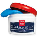 Griot's Garage Glass Cleaning Clay for Car Window, Windshield, Shower Door, Stone, Ceramic Tiles, Removes Oil, Tar, Grease, Water Spots, and More