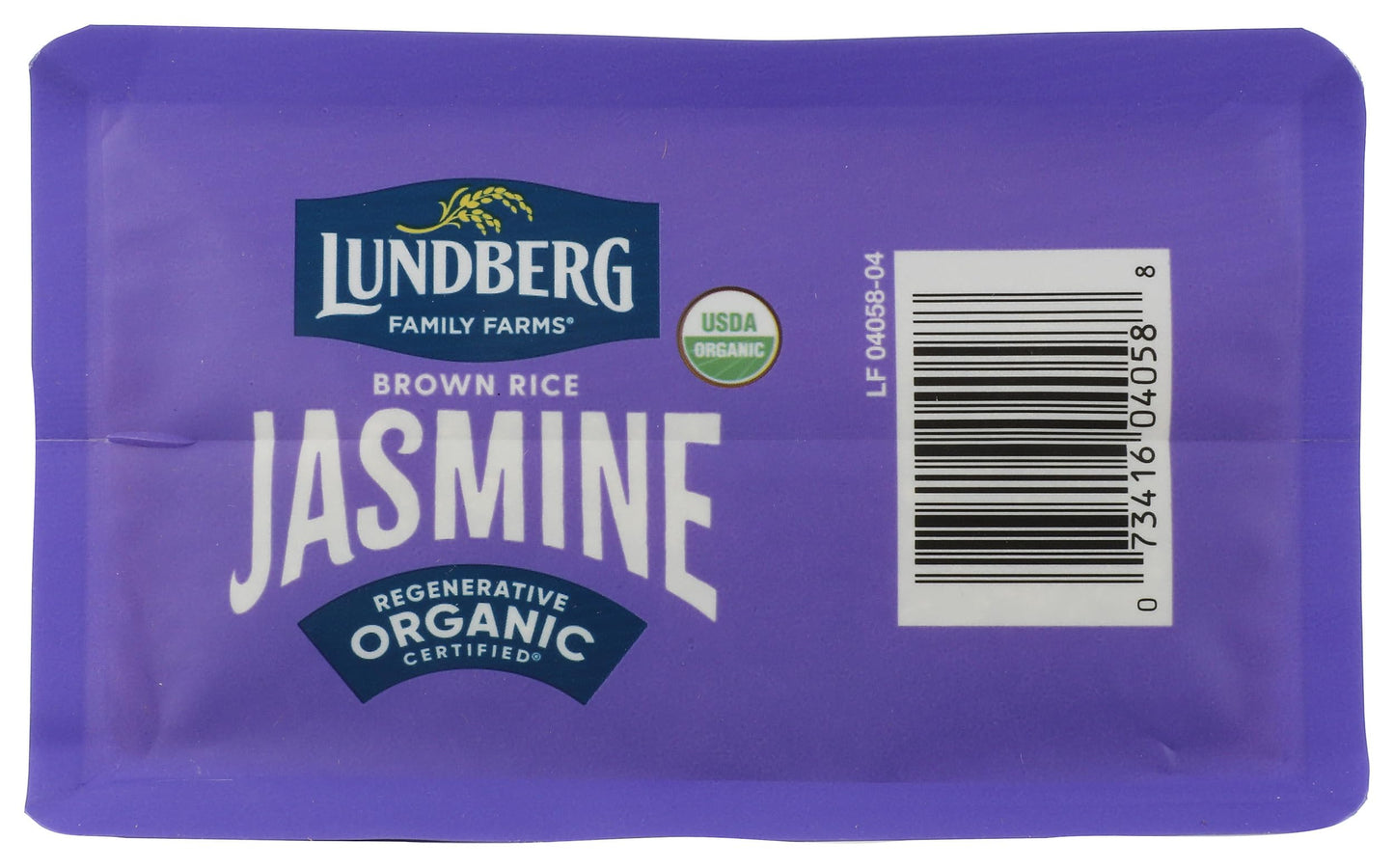 Lundberg Organic Jasmine Brown Rice - Long-Grain, Fluffy & Aromatic, Responsibly Grown in California, 32 Oz