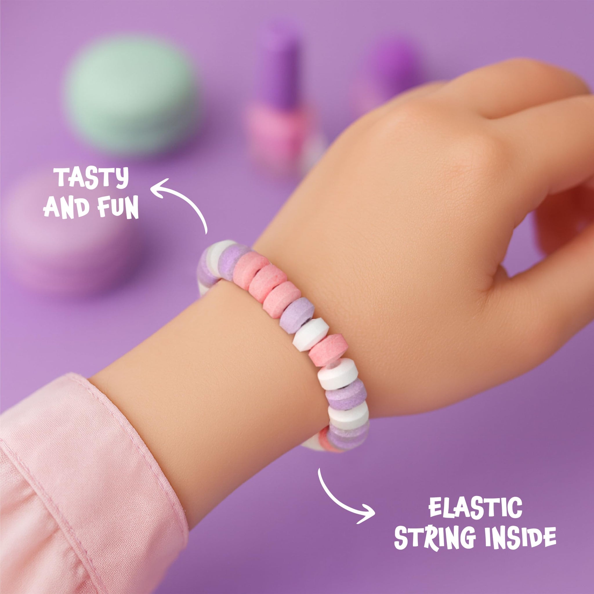 Candy Bracelets - 40 Count - Bulk Candy Individually Wrapped - Candy for Goodie Bags, Party Favors, Classroom Rewards, Birthday Celebrations & Fun