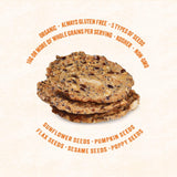 Mary's Gone Crackers Super Seed Crackers, Everything, 4 Ounce (Pack of 1), Organic Plant Based Protein, Gluten Free
