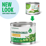 Amazon Grocery, Fire Roasted Diced Green Chiles, Mild, 4 Oz