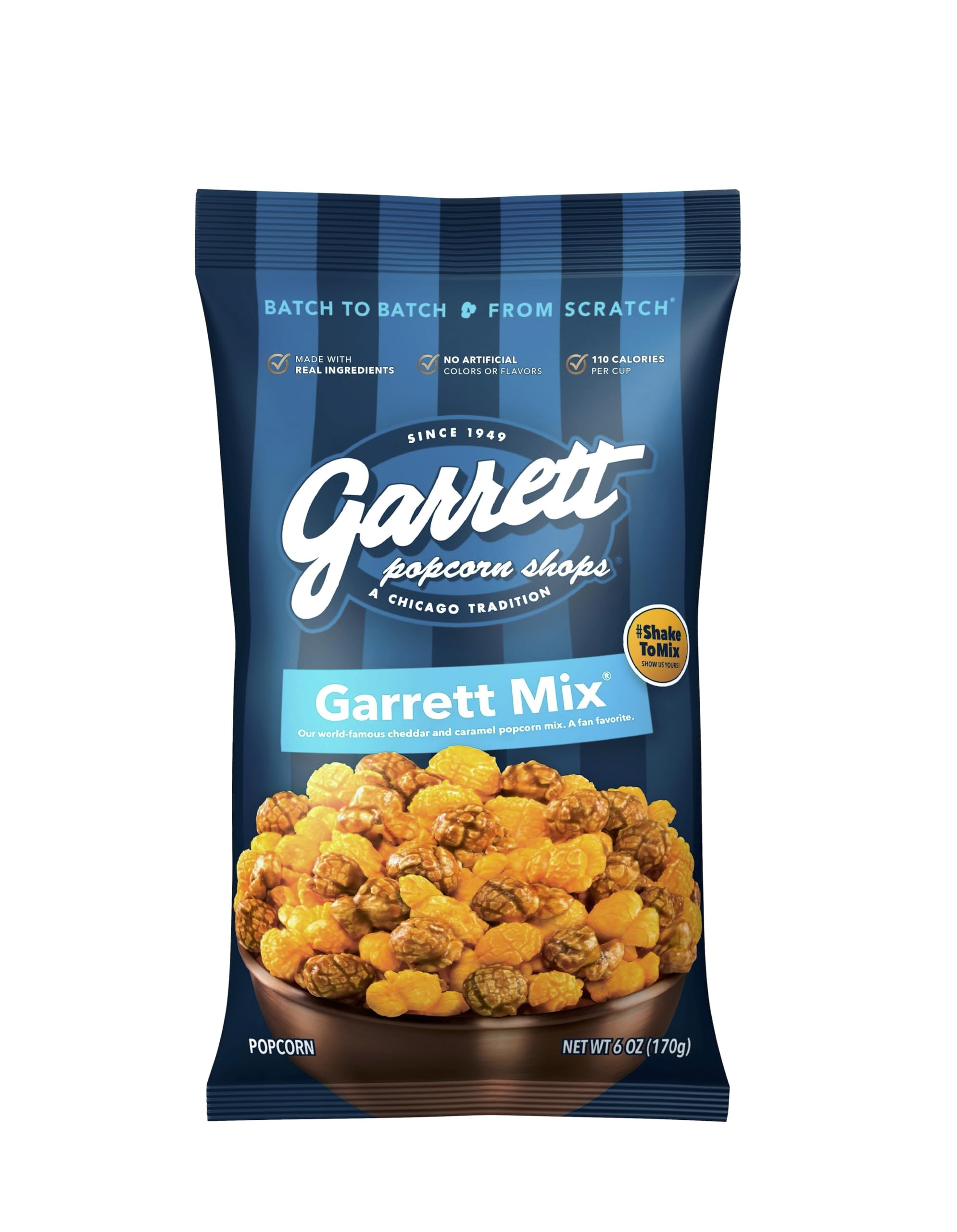 Garrett Popcorn Shops Garretts Mix Popcorn, 6 Ounce