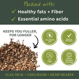 Witzi's No Oats Oatmeal Alternative, Chai Spice, 2oz (Pack of 6), Made with Chia Seeds, Cinnamon & Allspice, Grain Free, Gluten Free, Vegan, Keto
