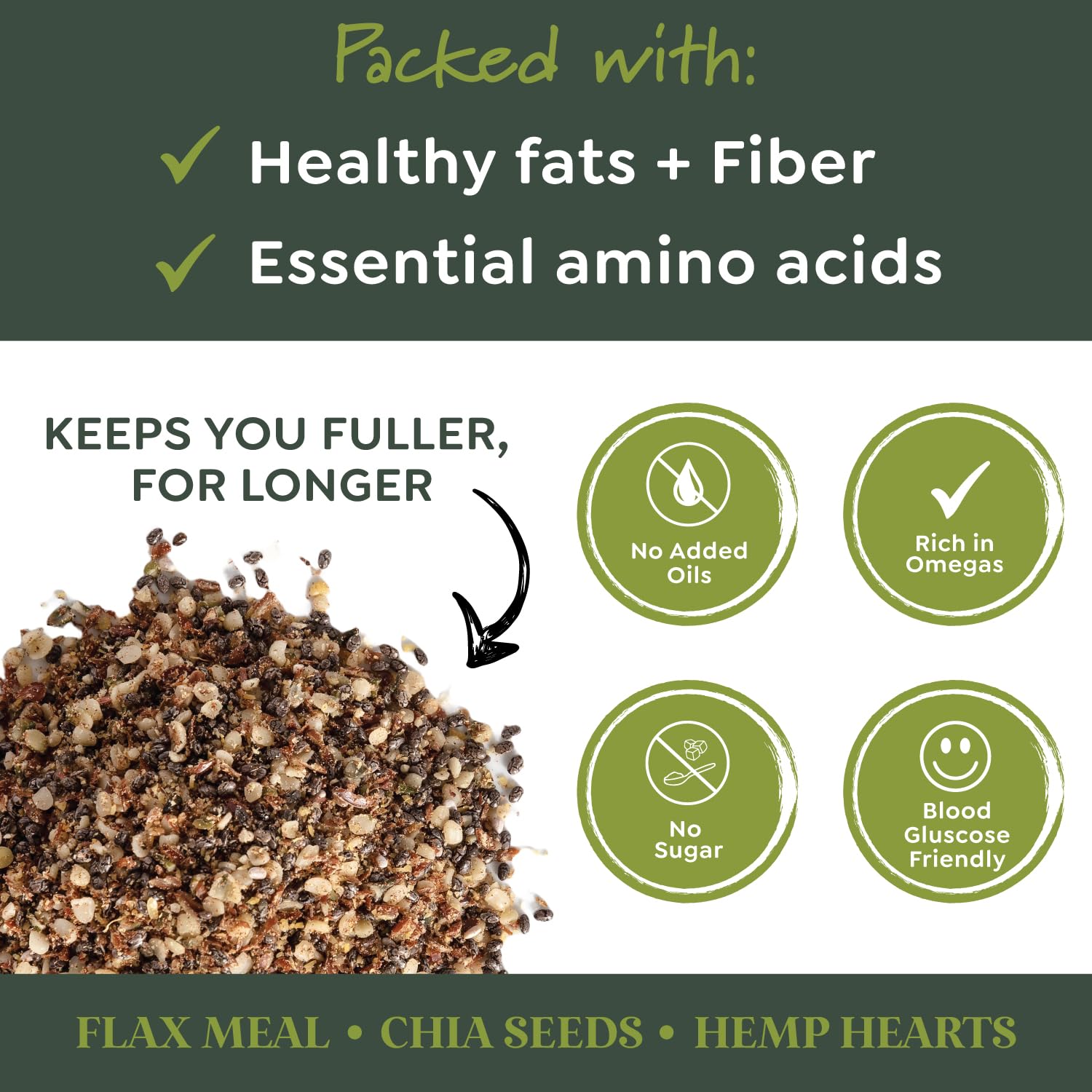 Witzi's No Oats Oatmeal Alternative, Chai Spice, 2oz (Pack of 6), Made with Chia Seeds, Cinnamon & Allspice, Grain Free, Gluten Free, Vegan, Keto