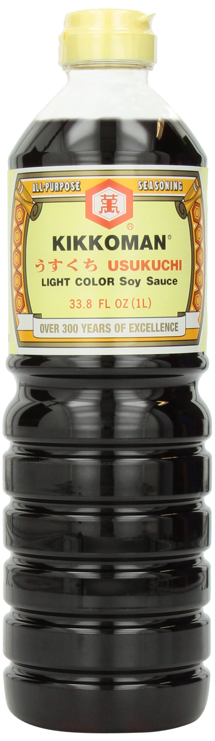 Kikkoman Usukuchi Soy Sauce, 33.8 Fl Oz (Pack of 3)