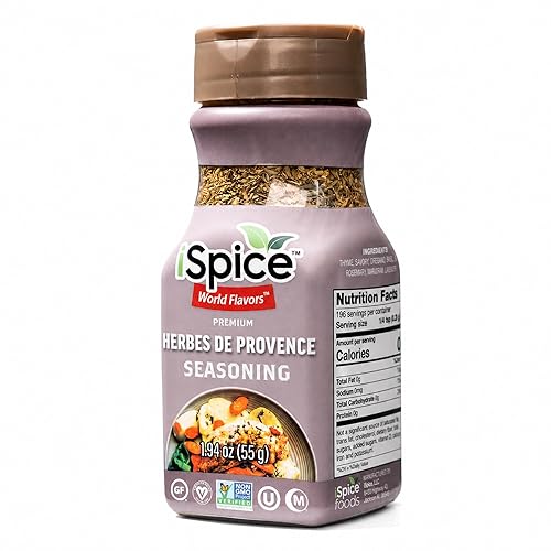 iSpice - HERBES DE PROVENCE SEASONING World Flavor Super Spice Blend | All Natural | Ready to use as is | No preparation is necessary