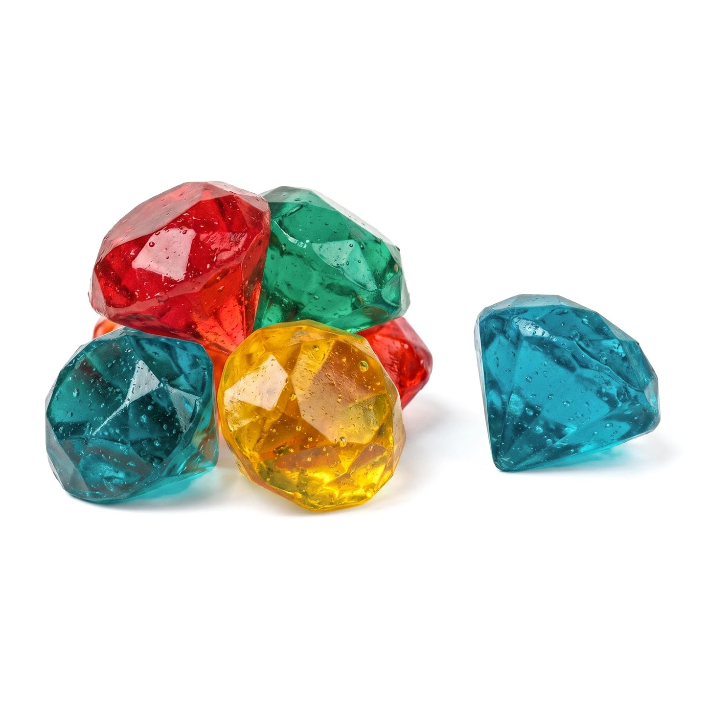 NY Spice Shop Fruit Gems 3D Gummy Candy Bulk - 1 Pound 3D Gummies Candies Gems for Cakes - Gummies Fruity Snacks Unique Candy