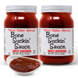 Bone Suckin' Sauce Sweet Southern BBQ Sauce, Gluten-Free, Non-GMO, Kosher, Barbecue Sauce Sweetened with Cane Sugar & Molasses, All-Purpose Barbecue