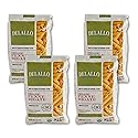 DeLallo Organic Penne Rigate Pasta, Made with 100% Durum Wheat Semolina Flour, Made in Italy, Bronze Cut, Kosher, Vegan, All Natural, 16 oz Bag, (4