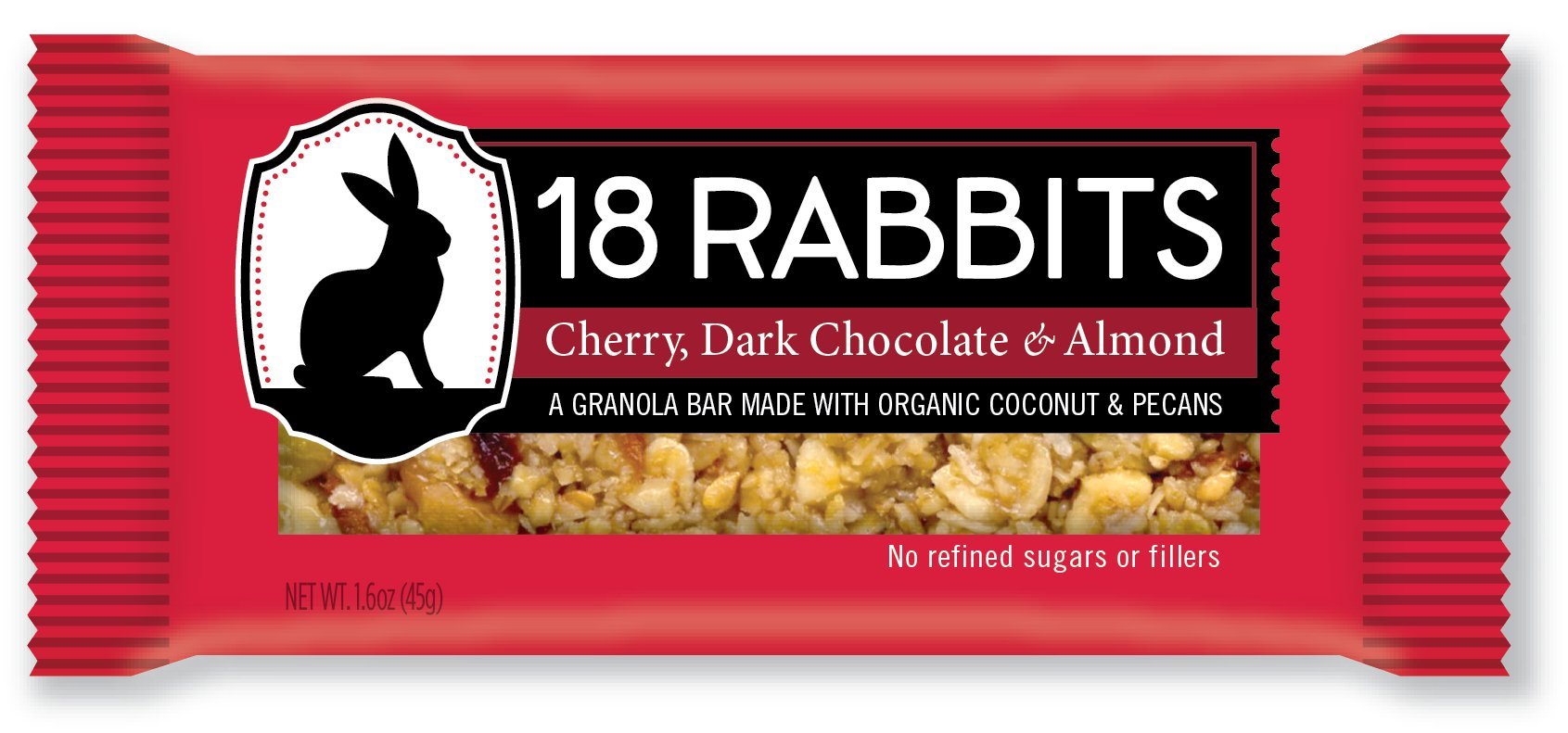 Cherry, Dark Chocolate Almond Granola Bars 24 Pack (1.6 Oz Ea)