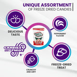Andersen's Crazy Candy Freeze Dried Candy - (Peppermint)