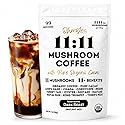 OhmYes Mocha Mushroom Coffee with Pure Cacao | Organic 11 Mushroom Adaptogen Blend (Lions Mane, Reishi, Chaga, Cordyceps) | Premium Chocolate Dark