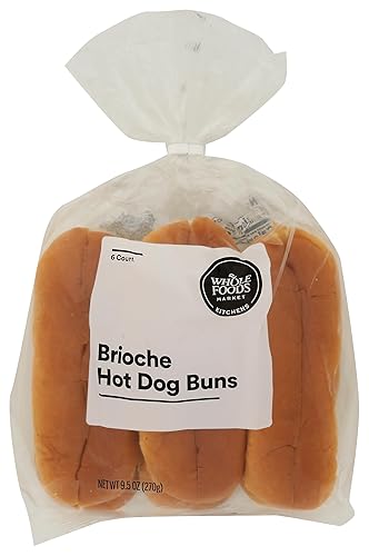 Whole Foods Market Kitchens Brioche Hot Dog Buns, 9.52 OZ