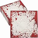 Fun Express 6 1/2" Halloween Horror Party Paper Luncheon Napkins - 16 Count