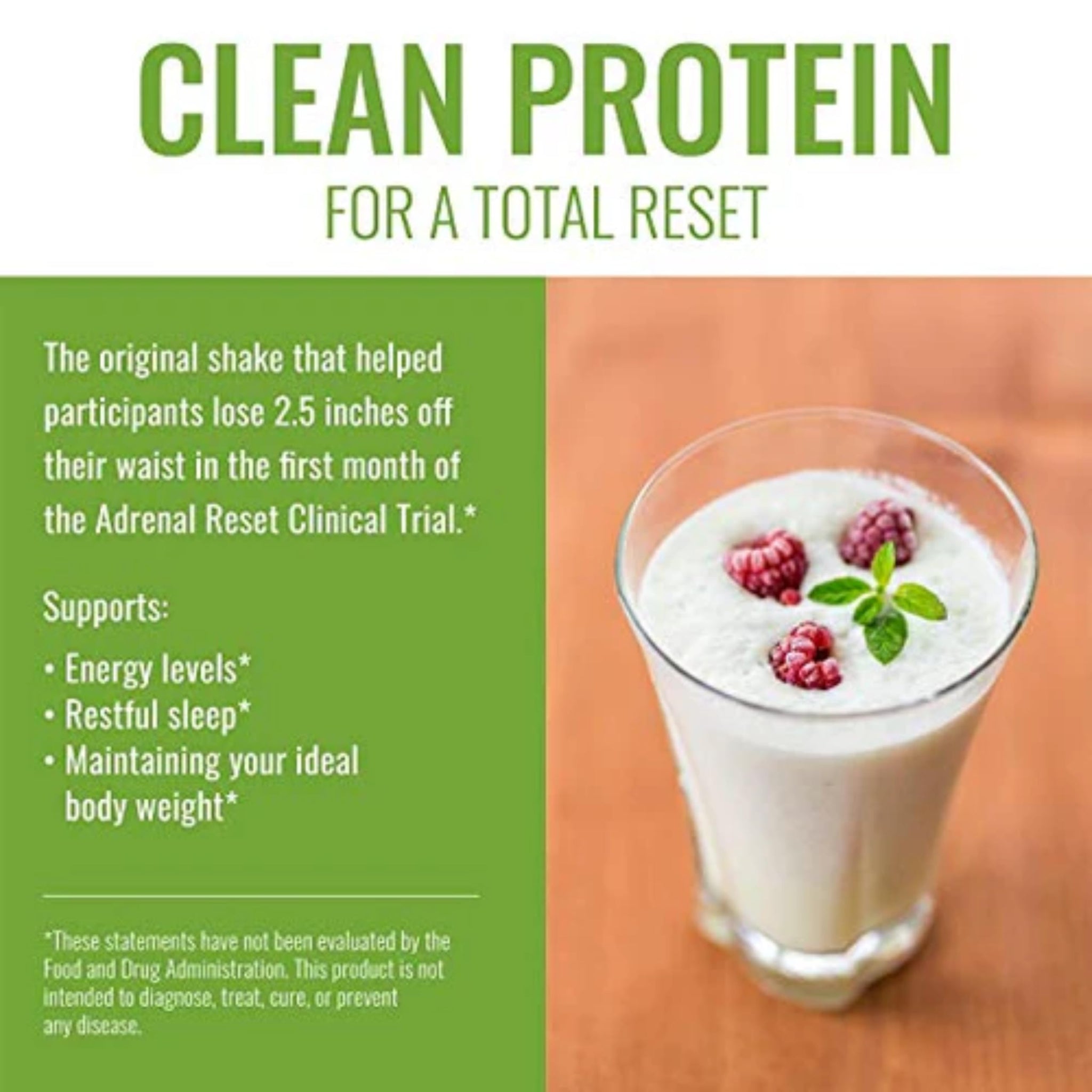 Dr. Christianson's Original Daily Reset Meal Replacement Shake (Chocolate) - Doctor Formulated Natural Pea Protein & Resistant Starch Powder