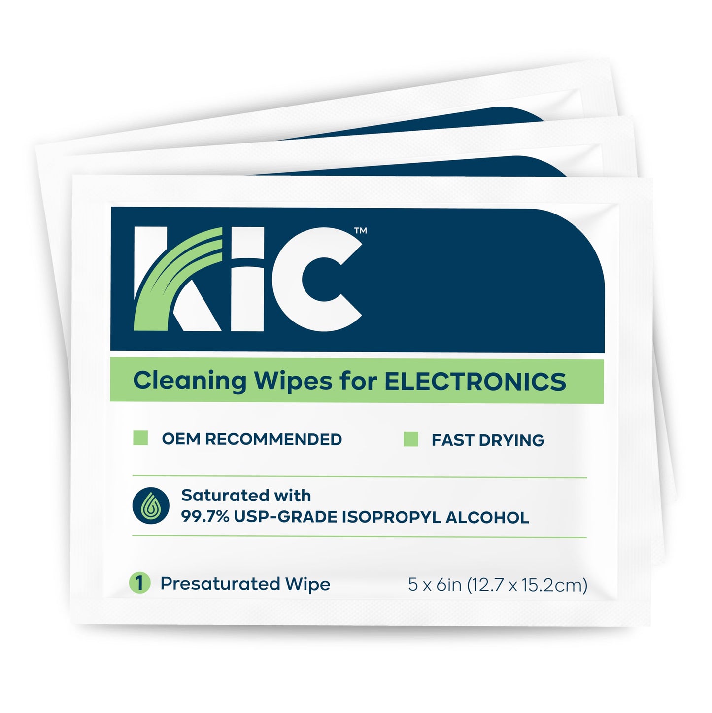 KICTeam - Electronic Cleaning Wipes (100 Wipes) - NSF Certified Tech Wipes for Electronics- Presaturated with 99.7% Isopropyl Alcohol