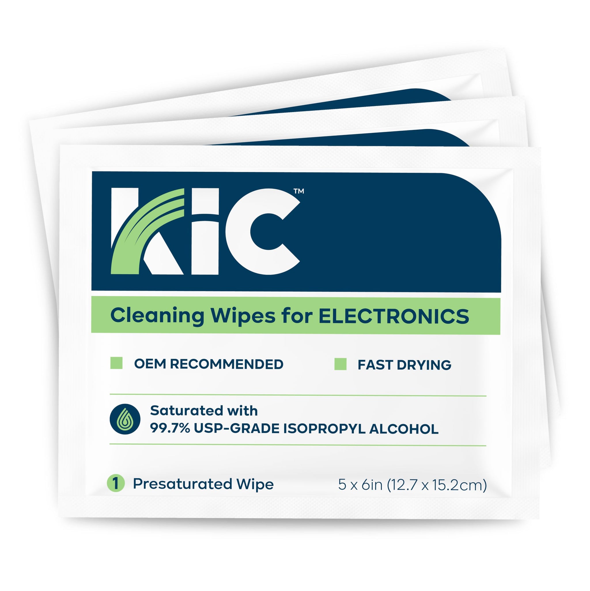 KICTeam - Electronic Cleaning Wipes (100 Wipes) - NSF Certified Tech Wipes for Electronics- Presaturated with 99.7% Isopropyl Alcohol