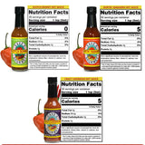 Dave's Gourmet The Slow Burn Bundle - Scotch Bonnet, Hurtin Habanero, & Crazy Caribbean, 5 oz Hot Sauce Bottles (Variety Pack of 3) - Gluten-Free, No