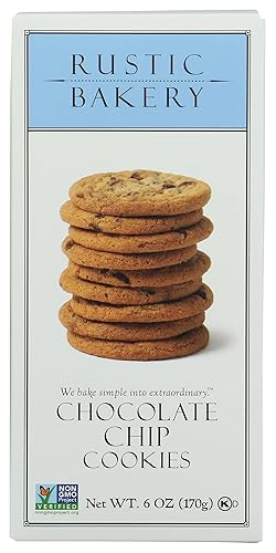 Rustic Bakery, Cookies Chocolate Chip, 6 Ounce
