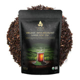 Komar Organics Irish Breakfast Tea - 16Oz USDA Organic Black Loose Leaf Tea - Certified Kosher Ceylon and Assam Black Tea Loose Leaf Rich in