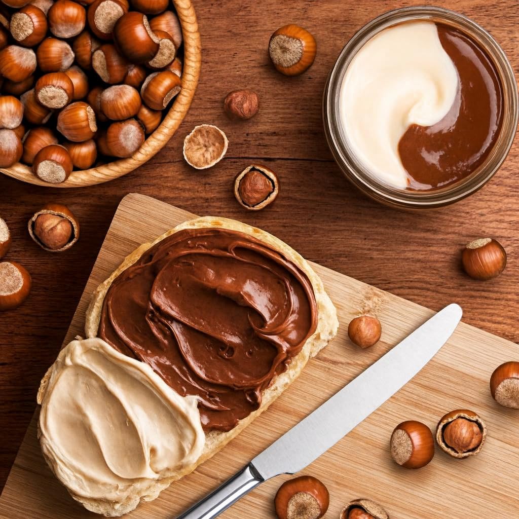 Eurocrem Hazelnut Milk and Cocoa Spread 800g