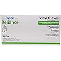 Sysco New Disposable Vinal Gloves Large 100 Per Box…