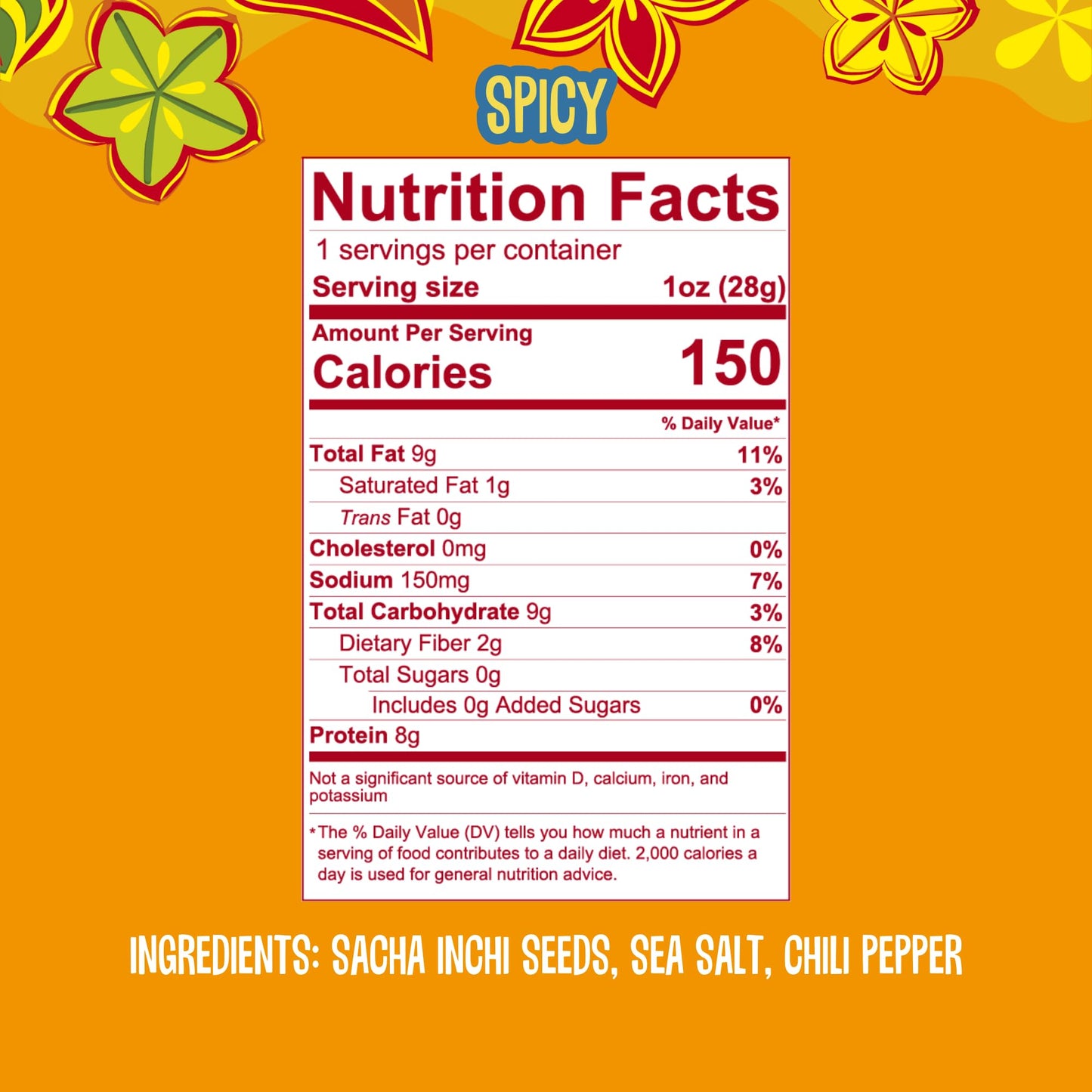 Brass Roots Organic Incan Protein Seeds - High Protein, School Safe, Nut Free, High Omega 3, Supports Gut Health, Good Source of Fiber, Shark Tank (10