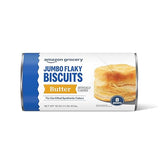 Amazon Grocery, Jumbo Flaky Butter Biscuits, 16 Oz, 8 Ct (Previously Amazon Fresh, Packaging May Vary)