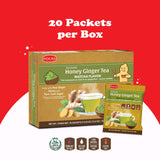 Pocas Honey Ginger Tea with Matcha 20 Packs