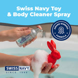 Swiss Navy Premium Toy & Body Foaming Cleaner - 1.6 oz - Body-Safe, Gentle, Dermatologically Tested Cleanser for Toys & Intimate Areas - Safe