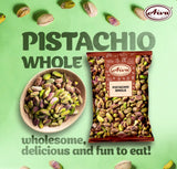 Aiva Raw Pistachios, No Shells, Unsalted (2 LB) - Premium Whole Nuts for Snacking, Cooking, and Baking