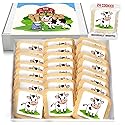 Cow Cookies Milk Themed 24 Pack | Baby Shower Birthday Party Favors | Peanut & Nut Free Individually Wrapped Treats Snacks For Kids Adults Men Women