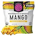 Pitaya Foods® Regenerative Organic Mango Bite-Sized Pieces, Pre-Packaged Frozen Fruit, No Added Sugar or Preservatives, Containing Fiber, Vitamin A