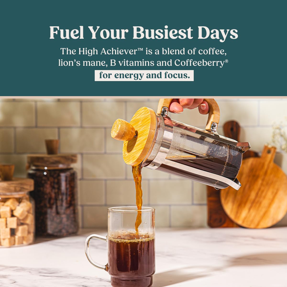 Bulletproof The High Achiever Enhanced Ground Coffee, 10 OZ