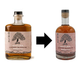 HAKU Sakura Cherry Blossom Shoyu Soy Sauce (375 ml) - Handmade Japanese Barrel Aged Light Soy Sauce - Gourmet Umami Sauce for Dip Sauce, Marinade