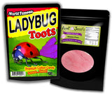 Ladybug Toots Cotton Candy Gluten-Free Pink Candy Funny Ladybug Ideas Ladybug Girl Stocking Stuffers for Kids Teens Ladybug Party Favors - Easter