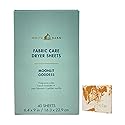 Bath & Body Works Moonlit Goddess Fabric Care Dryer Sheets - Box of 40 sheets - with a Peach Gardenia Sample Soap