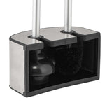 Bath Bliss 2-in-1 Toilet Brush and Plunger Set in Stainless Steel