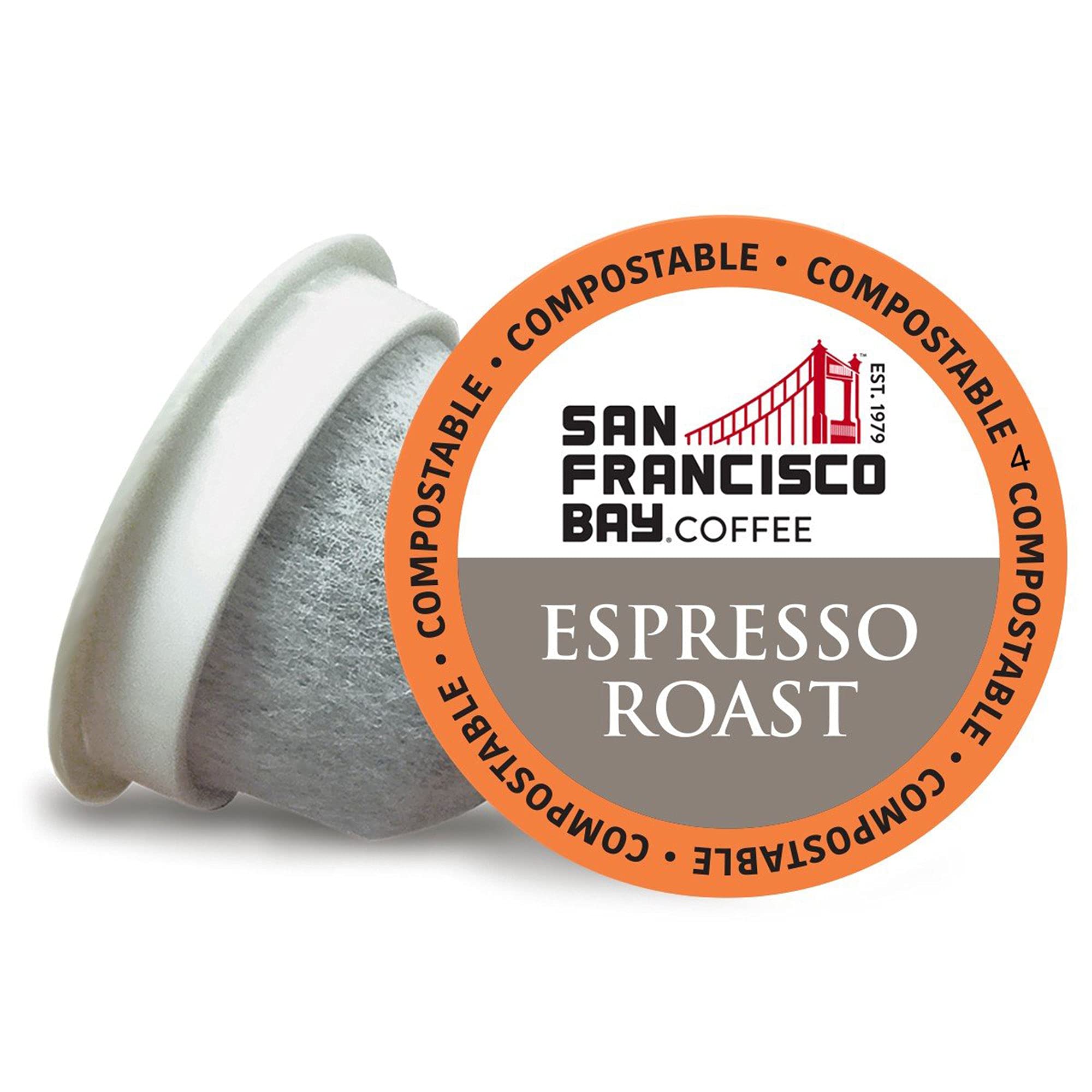 Espresso Roast Coffee | SF Bay Onecup Single Serve Coffee Pods (72 Count)
