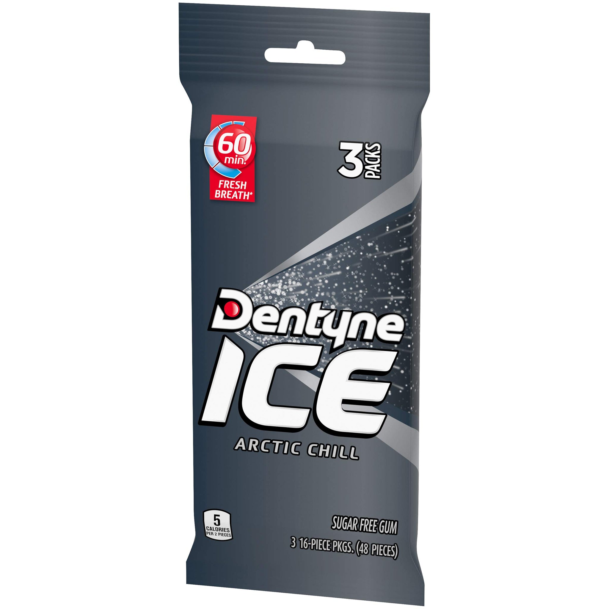 Dentyne Ice Arctic Chill Sugar Free Gum, 60 Packs of 16 Pieces (960 Total Pieces)