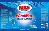 MA5x WindMax Glass Cleaner Spray - Window, Mirror, Shower & Glass Stovetop Cleaner - Streak-Free, Eco-Friendly, Pack of 2, 32oz Bottle