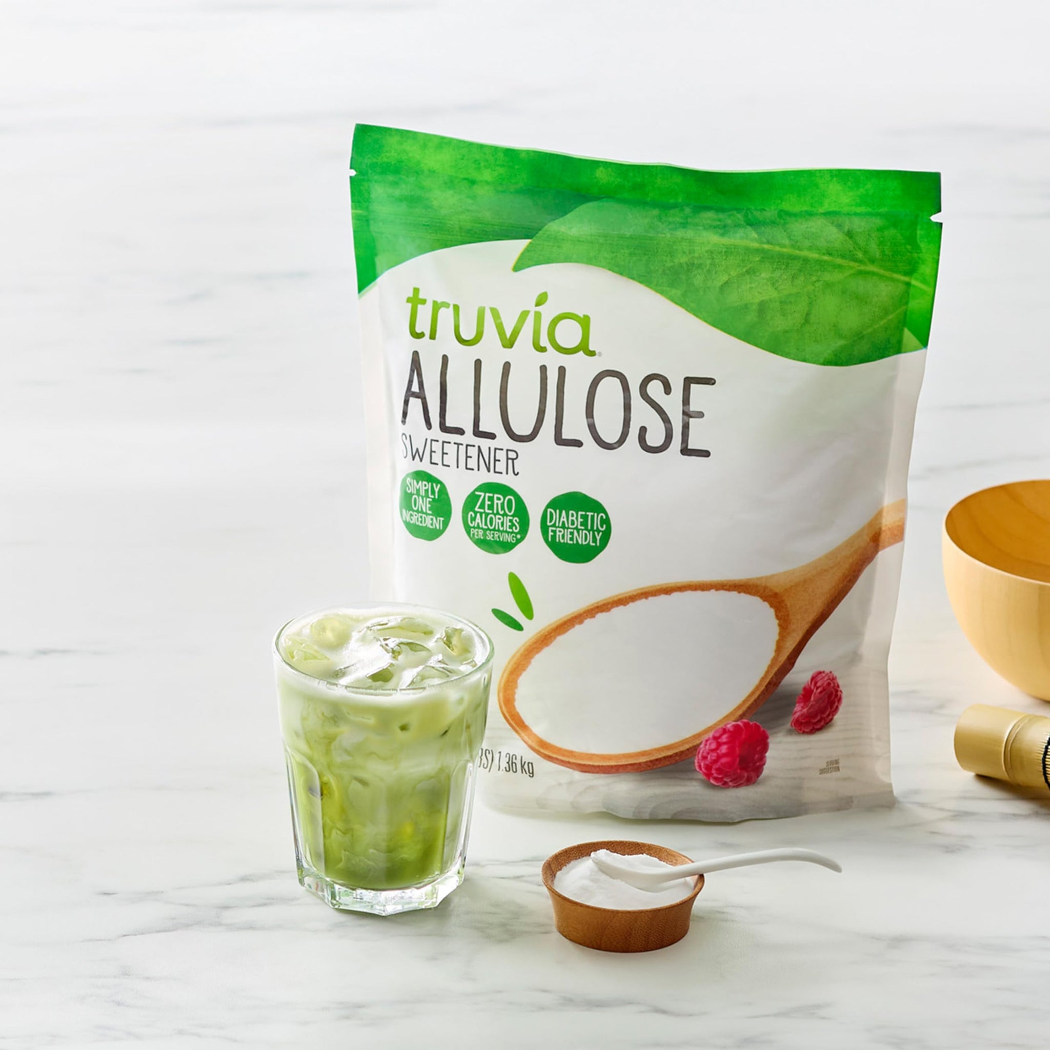 Truvia Allulose Calorie-Free Sweetener Bag, Sugar Substitute with Zero Calories, great for coffee and tea (3lbs)
