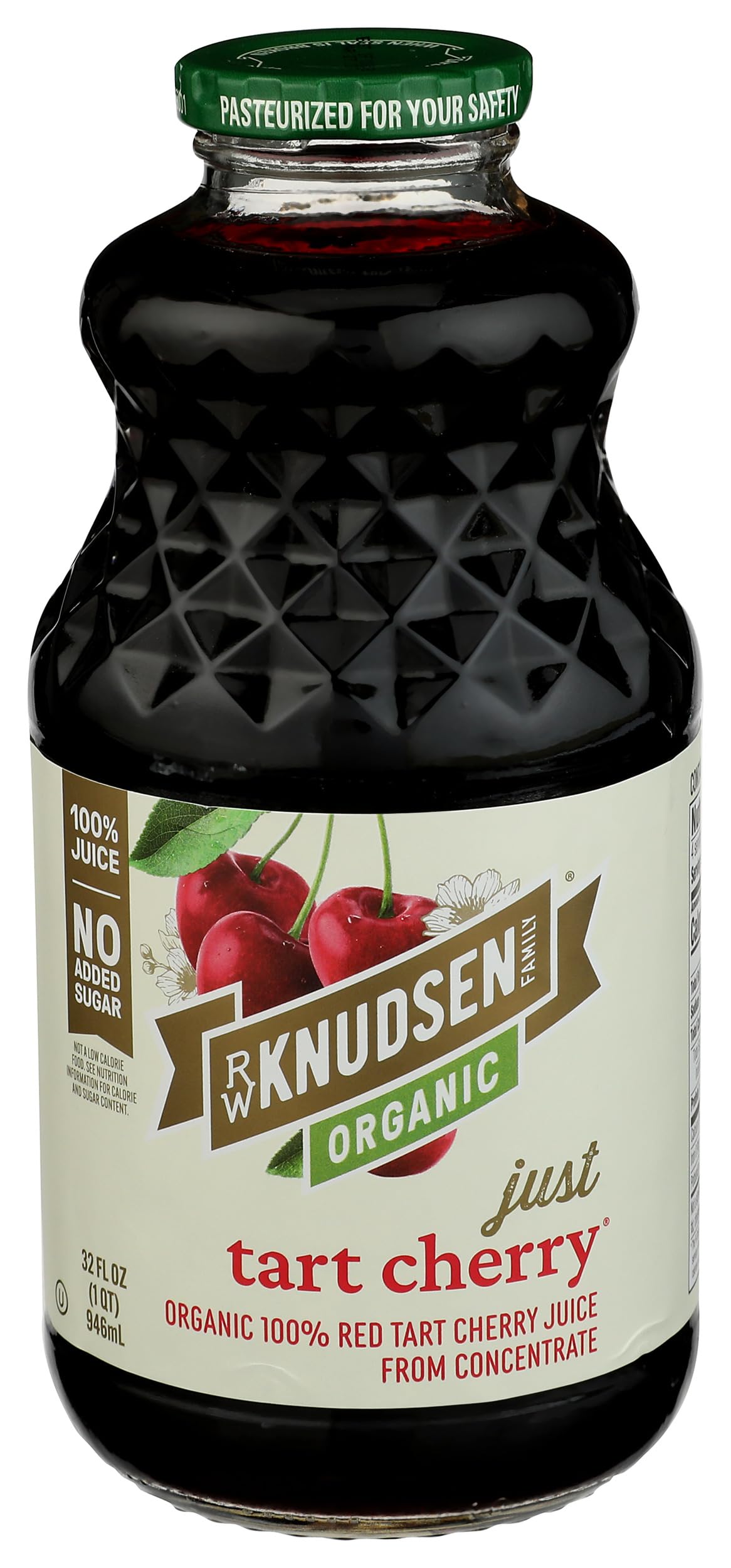 R.W. Knudsen Family Organic Just Tart Cherry Juice, 32 Ounces