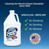 Sparkle Plenty Chandelier Cleaner Drip Dry Spray No Wipe -Dust Remover & Streak Free Glass Cleaner Spray for Chandelier Crystals &Window Screen