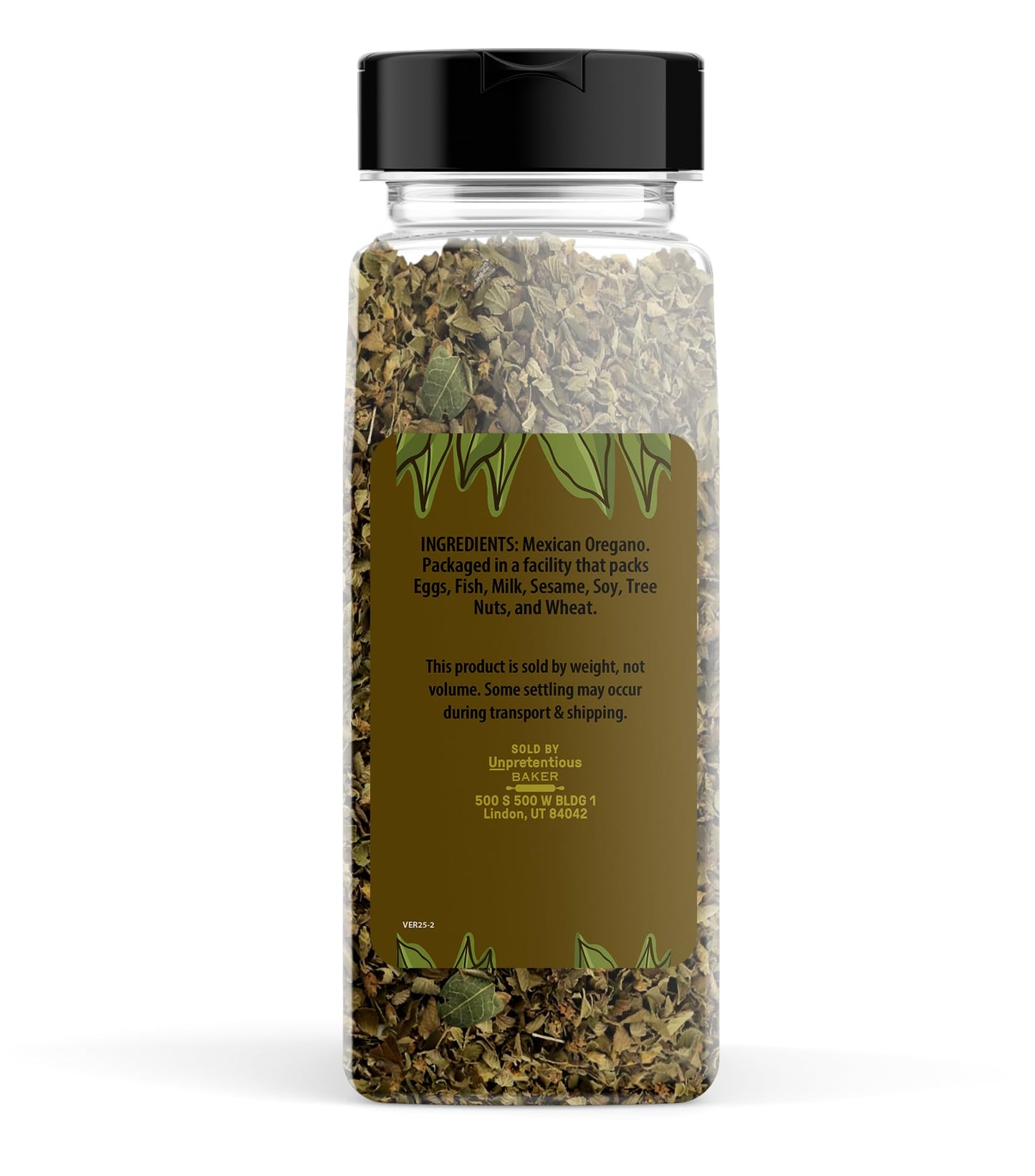 Unpretentious Mexican Oregano, 6.4 oz, Aromatic & Flavorful, Mexican Cuisine, Dried