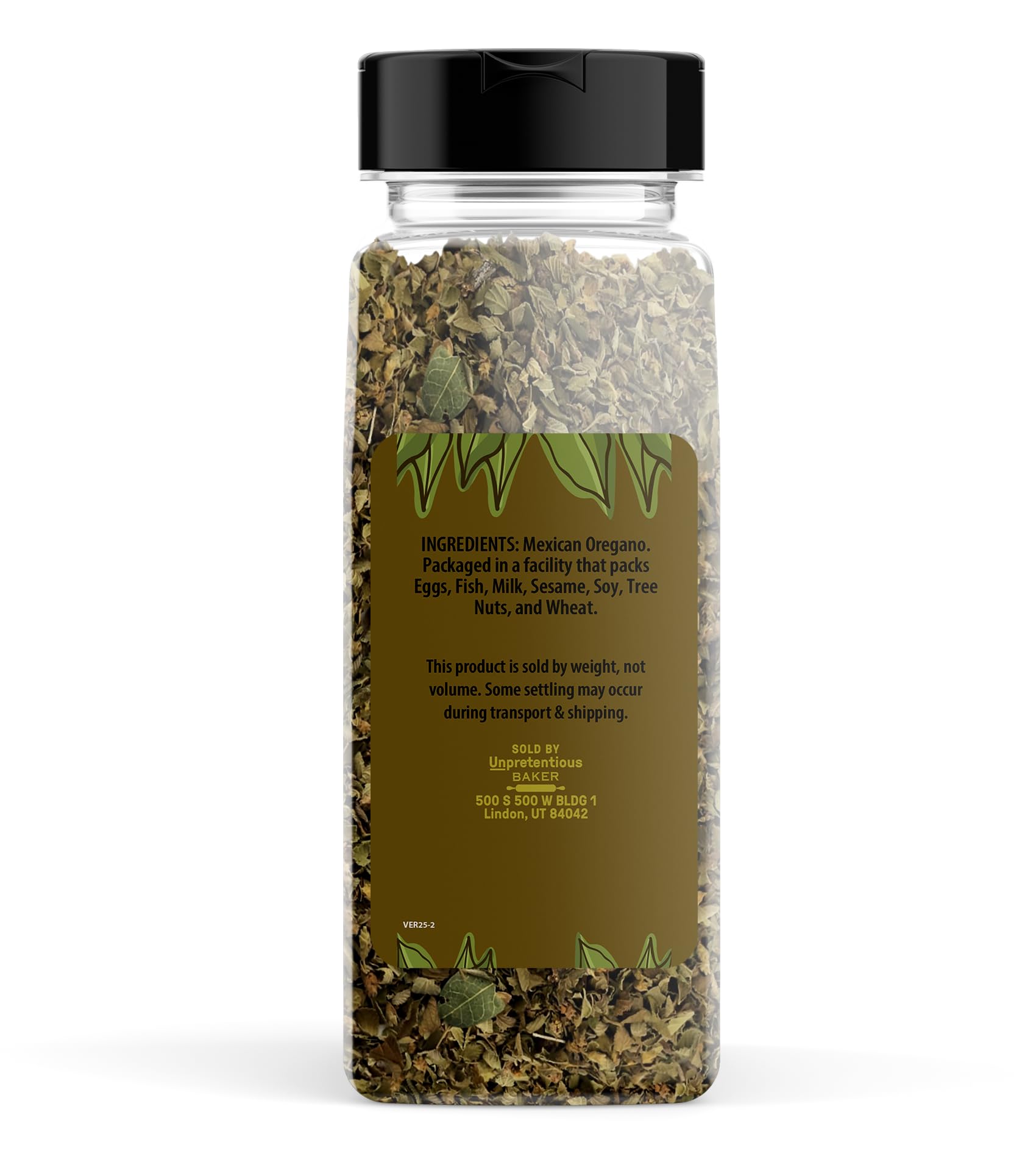 Unpretentious Mexican Oregano, 6.4 oz, Aromatic & Flavorful, Mexican Cuisine, Dried