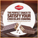 Haddar (40 Pack) Individually Wrapped Dairy Free Chocolate Coated Wafers | Kosher | Lunch Box Friendly | Heavenly Wafer Cookies!