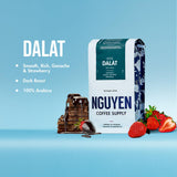 Nguyen Coffee Supply - Dalat Arabica: Dark Roast Premium Ground Coffee Beans, Vietnamese Single Origin, Direct Trade, Roasted in Brooklyn [12 oz Bag]