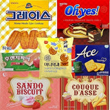 KOREAN Premium Snack Assortment Box_7 Full Size Boxes, including total of 138 individually wrapped snacks_Sweet & Savory cookies, treats, gift sampler