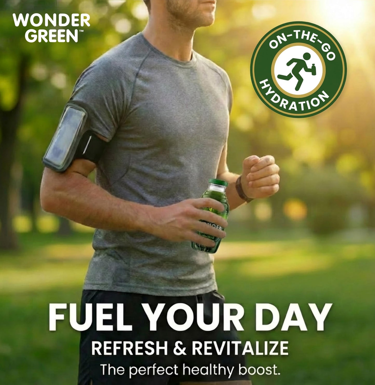 Wonder Green 100% Organic Clean Green Cold Pressed Juice, 8.45 oz (6 Pack) | Kale & Vegetable Juice Blend, All Natural, No Additives or Preservatives